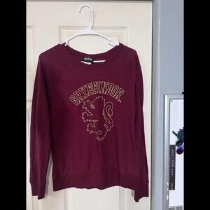 Harry Potter Griffindor Women's Large Long Sleeve Light Pullover Sweater